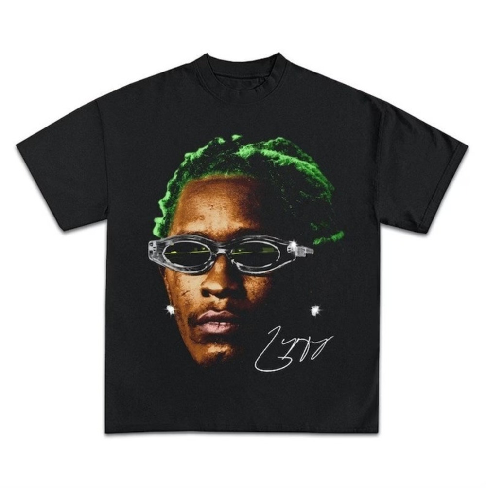 Rap Tee Concert Thugger Slime Season Green Rare Hip Hop Graphic Shirt
